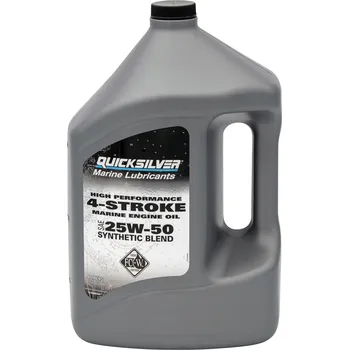 Motorový olej Olej syntetický pro lodní motory Quicksilver SAE 25W-50 / 4 litry