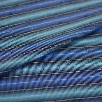 Košilovina 11041 modro-šedý pruh, jemný vzor š.160