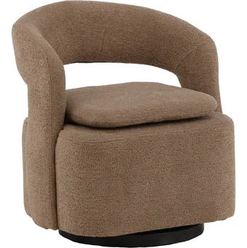Křeslo Bouclé otočné křeslo Venture Home VAVŘÍN | béžová 18048-141