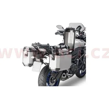 Motodoplněk sada bočních kufrů K-MISSION - 36l, KAPPA (stříbrné, hliník, 49,5x38,7x24,6 cm) KMS36APACK2