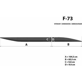 Lišta karosérie Boční lišty na dveře Mitsubishi Outlander 2023- F73 | Rider