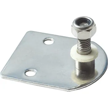 Člun NUTICHE Držák plynové pružiny s plochým čepem z leštěné nerezové oceli .