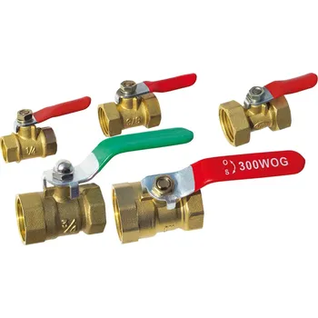 Člun NUTICHE Mosazný kulový ventil se sníženým průtokem Závit: 1/4"