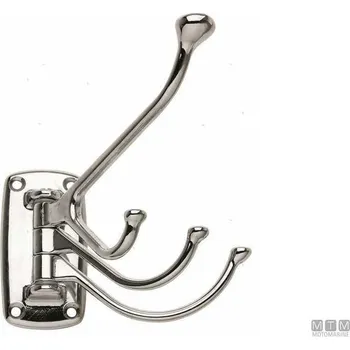 Člun MTM Mosazný závěs se 4 háčky barva: stříbrná