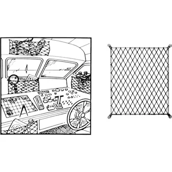 Člun NUTICHE Odkládací síťová přihrádka Rozměr: 300x200mm