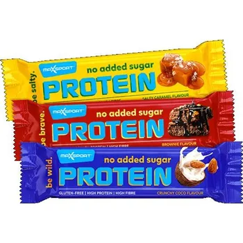 Maxsport No added sugar 40g Slaný karamel