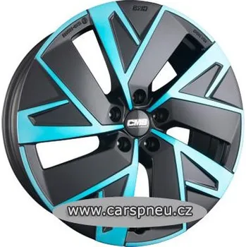 Alu kolo CMS C32 Aero black lackiert blau - 7,5x19, 5x112, ET50 (C32 759 50 60S DBBLUE)