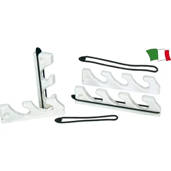 Člun NUTICHE Nástěnný plastový držák na pruty ABS (2-3 varianty) Varianta: držák na 2 pruty