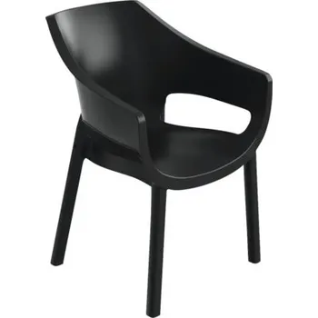 Zahradní křeslo plastové Toomax LUNA grafitové