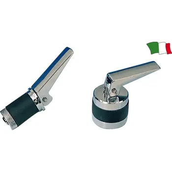 Člun NUTICHE Chromovaná mosazná vypouštěcí zátka s mikrometrickým nastavením gumového těsnění. Průměr mm: 22mm