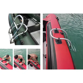 Člun Allroundmarin Hliníkový žebřík S na nafukovací čluny s Railblaza základnami