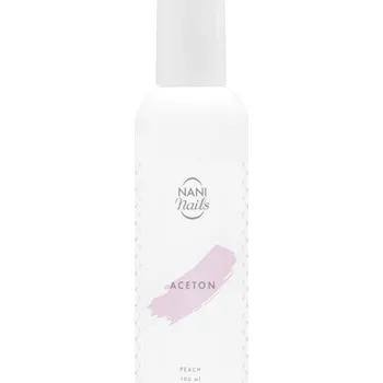 Odlakovač nehtů NaniNails NANI Peach čistý aceton k odstranění gelových laků 100 ml