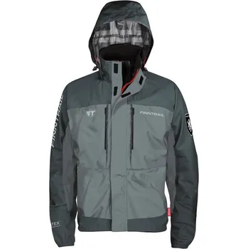 Pánská softshellová bunda Finntrail Jacket Shooter Grey (6430Grey-MASTER) (Velikost: M) 2H771948