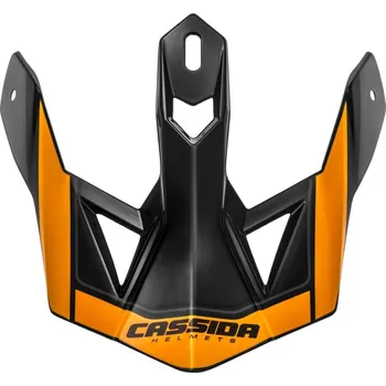 Helma na motorku kšilt pro přilby Cross Pro 2, CASSIDA (oranžová/černá/šedá) NEMÁ