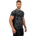 Nebbia Kompresní Camouflage Tričko FUNCTION 340 XXL - černá + DÁREK