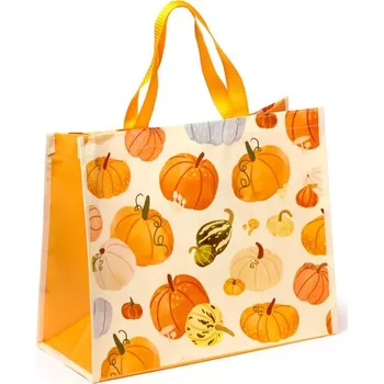 Nákupní taška Dýně - Prostorná ekologická taška s podzimním motivem