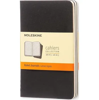 Diář Moleskine, Linkované sešity Moleskine Cahier Journals P černé 3 ks - Formadore