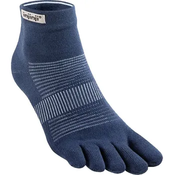 Pánské ponožky Injinji RUN Lightweight Mini-Crew Coolmax navy prstové ponožky M