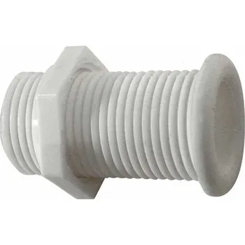 Vodácké vybavení NUTICHE Nylonová průchodka pro vypouštěcí zátku CE bílá Varianta: Krátká: 62mm