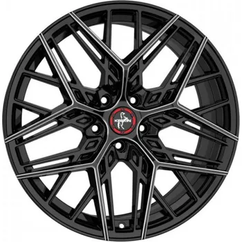 Disk KESKIN Alu Kola Keskin Kt25 8.5X20 5X108 ET40 Black Secret Diamond 72.6