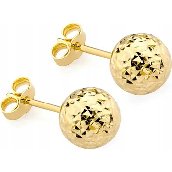 Náušnice Zlaté Náušnice Marko K1401-585-7 ryzost 585, 7 mm