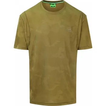 Rybářské oblečení Korda Tričko LE Kamo Pro Tee Olive - XL