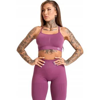 Podprsenka Sportovní podprsenka Gym Glamour Push Up 2.0 merry berry XS