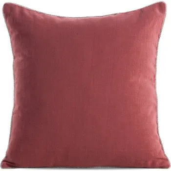 Dekorační povlak na polštář na polštář s doplňky a ozdobnými kamínky na okrajích