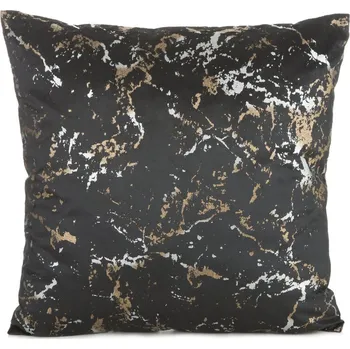 Sametový povlak na polštář DORI s lesklým mramorovým vzorem