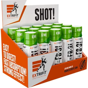 Extrifit FB-3! Fat Burner Shot 15 x 90 ml Příchuť: bezinka