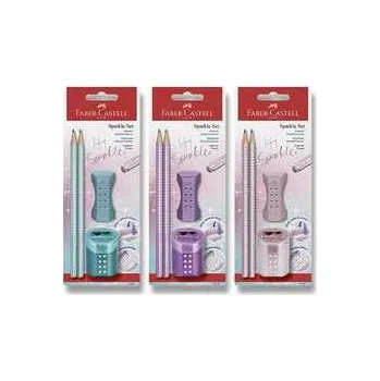 Grafitová tužka Grafitová tužka Faber-Castell Sparkle - perleťové odstíny set, mix barev,rychlé dodání