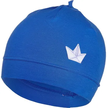 Čepice Little Angel Čepice tenká obrázek Outlast® - barevné varianty Barva: modrá royal/papírová loďka, Velikost: 3 | 42-44 cm