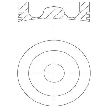 Píst motoru Píst MAHLE 061 PI 00142 000