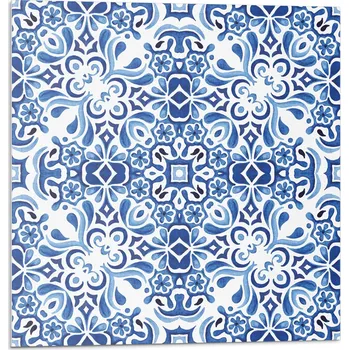 Dlažba Samolepicí vinylové dlaždice Klasický květinový vzor 20 ks 20x20 cm