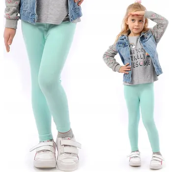 Dětské legíny dlouhé klasické LAEMI 591 Mátové 158