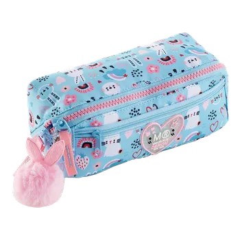 Penál Miquelrius penál Bunny Bliss, Holdall, 2 kapsy, rPET, mix barev