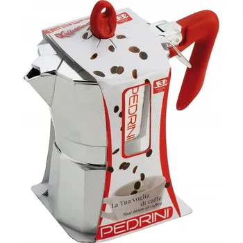 Moka konvice Moka konvička hliníková 6 šálků stříbrná - Pedrini Kaffettiera