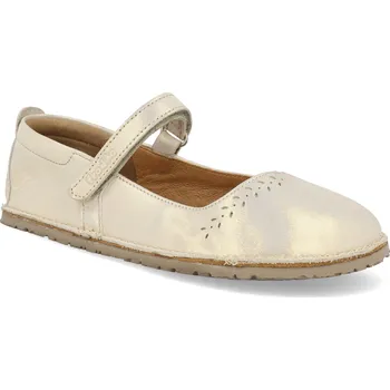 Dívčí baleríny Barefoot baleríny Froddo - Flexy Mary Gold shine zlaté Velikost: 33