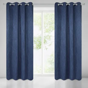 Zatemňovací závěs z hrubší melanžové látky