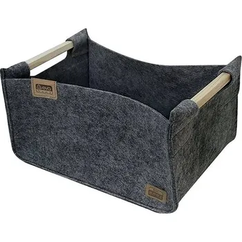 Úložný box Bisous Scandi 42 × 30 × 20 cm šedý