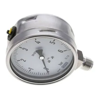 pumpička WIKA - Ursula Wiegand Ges.m.b.H. manometr 232.50.100 0/6bar, 1/2NPT spodní přip.