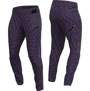 Cyklistické kalhoty TLD DÁMSKÉ KALHOTY LILIUM TWISTED CHECKERS PURPLE (27251601) M