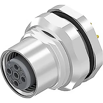 Elektrická zásuvka Conec 43-01027 Zásuvka s přírubou, 43-01027, piny: 5, 1 ks