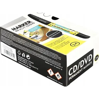 CD marker pro oboustranné disky, černý GRAND CM-051, sada 24 ks. (kusů)