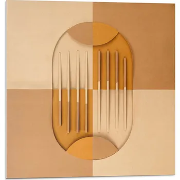 Dlažba Samolepicí vinylové dlaždice, geometrický vzor s texturou, 20 ks, 20x20 cm