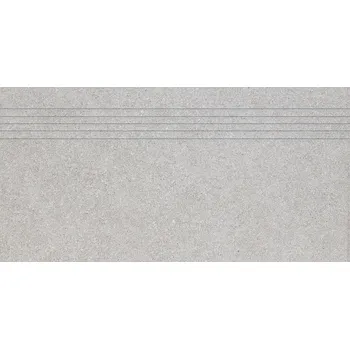 Dlažba Block - schodovka rektifikovaná 29,8x59,8 světle šedá, tl. 9 mm DCPSR780