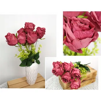 umělá květina Umělá kytice růží, 45 cm