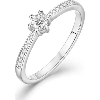 Prsten Olivie Stříbrný zásnubní prsten 9527 Velikost prstenů: 10 (EU: 62-64) Ag 925; ≤1,5 g.