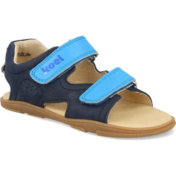 Dívčí sandály Barefoot dětské sandály Koel - Ova navy modré Velikost: 26