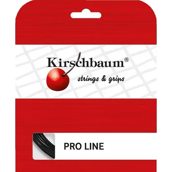 Raketový sport Tenisový výplet Kirschbaum PRO LINE II 1,3 mm / 12 m černý